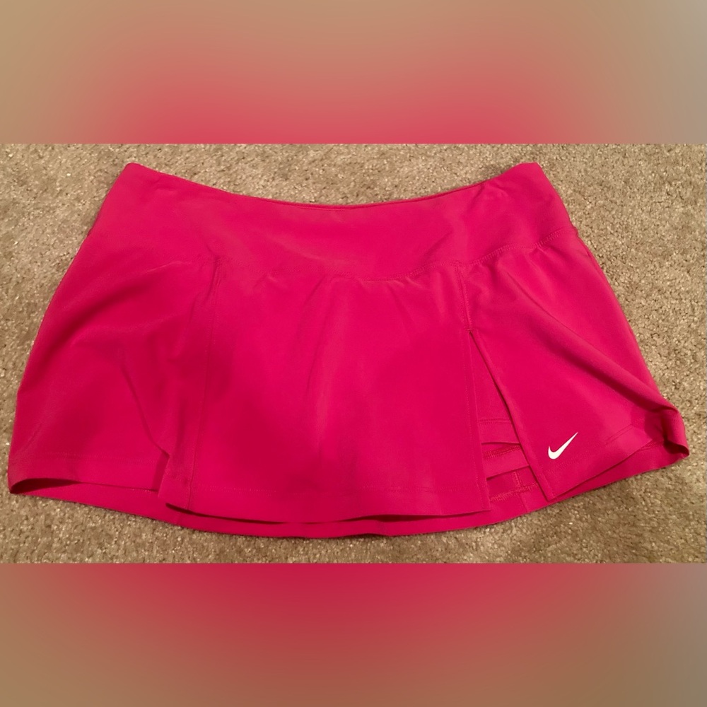 Nike Fuchsia Dri-FIT Tennis Skirt